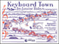 Keyboard Town piano sheet music cover